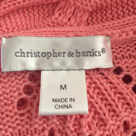 Light-Coral Christopher & Banks-Knit-Sweater - Picture 6 of 6